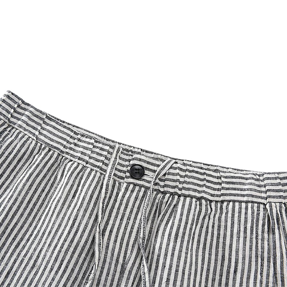 Bermuda Linho Masculina Ellegance Listrada