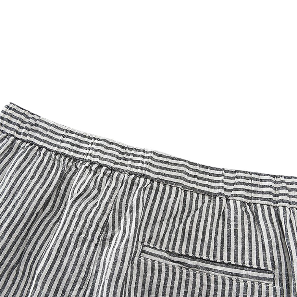 Bermuda Linho Masculina Ellegance Listrada