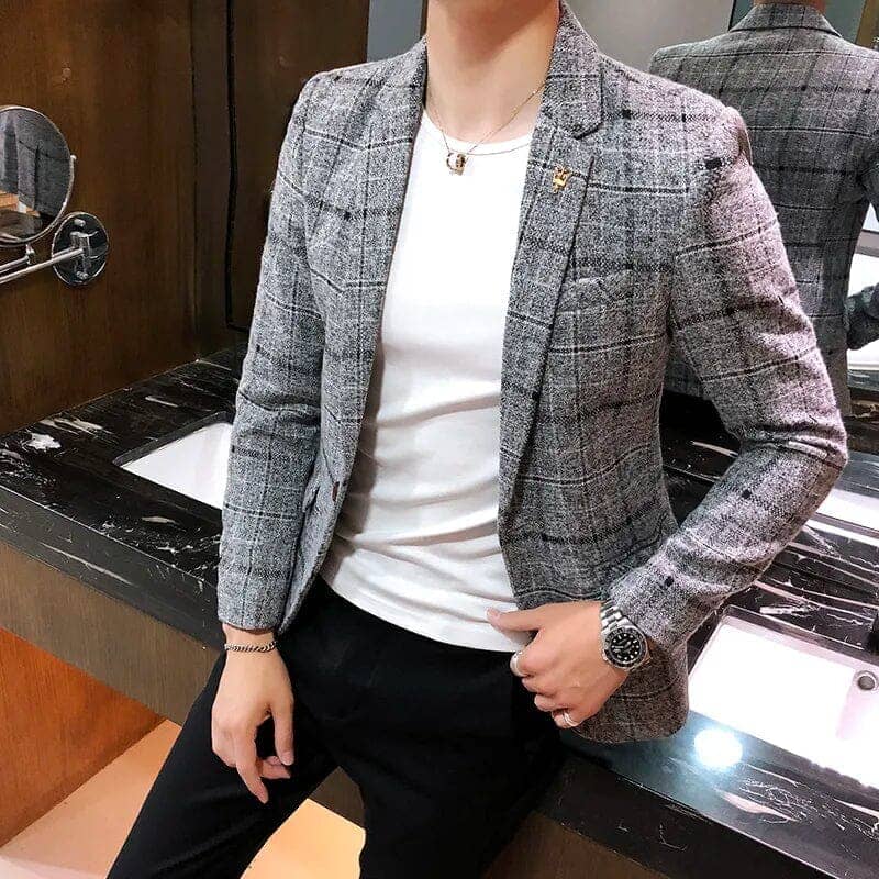 Blazer Masculino Ellegance Xadrez
