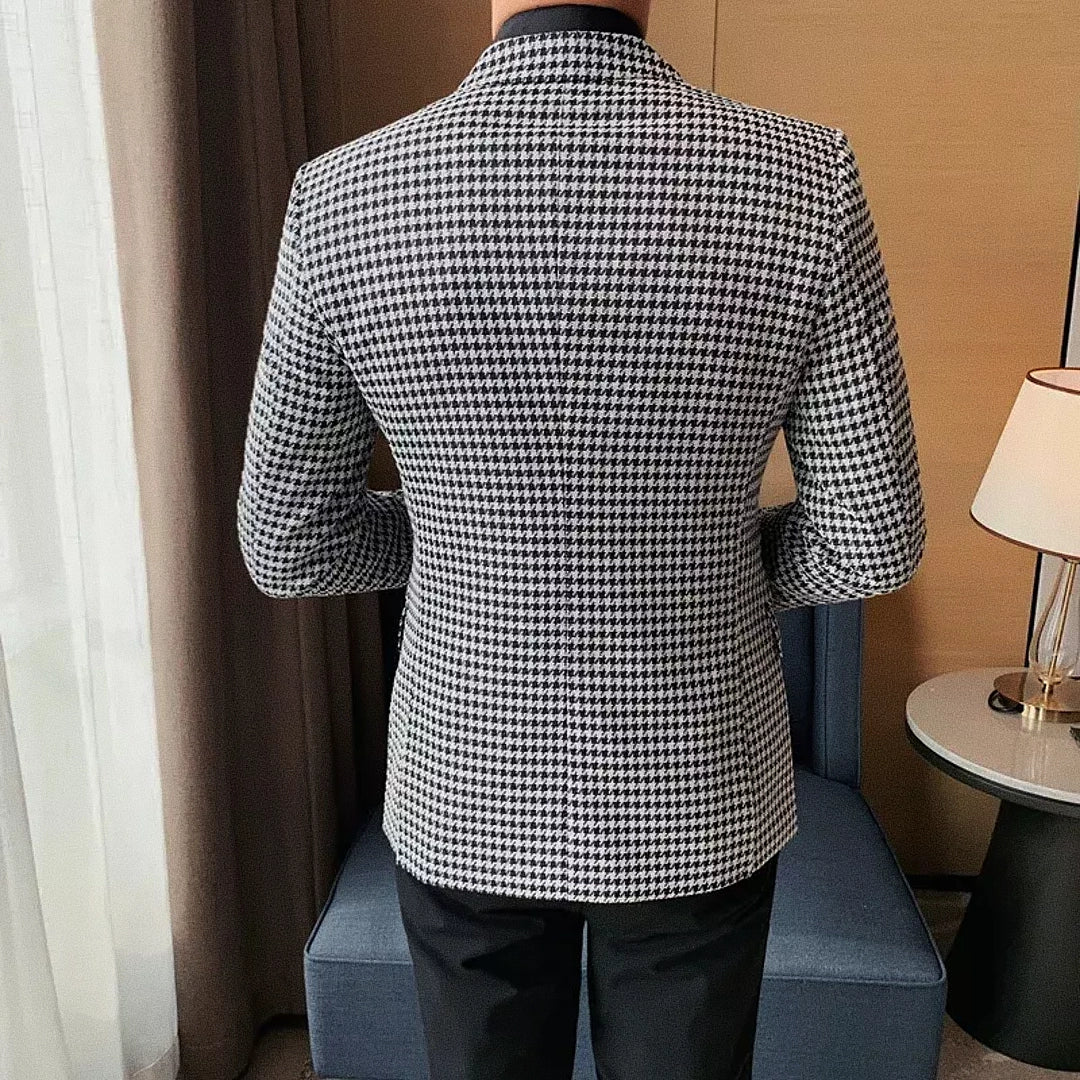 Blazer Masculino Xadrez Ellegance F019