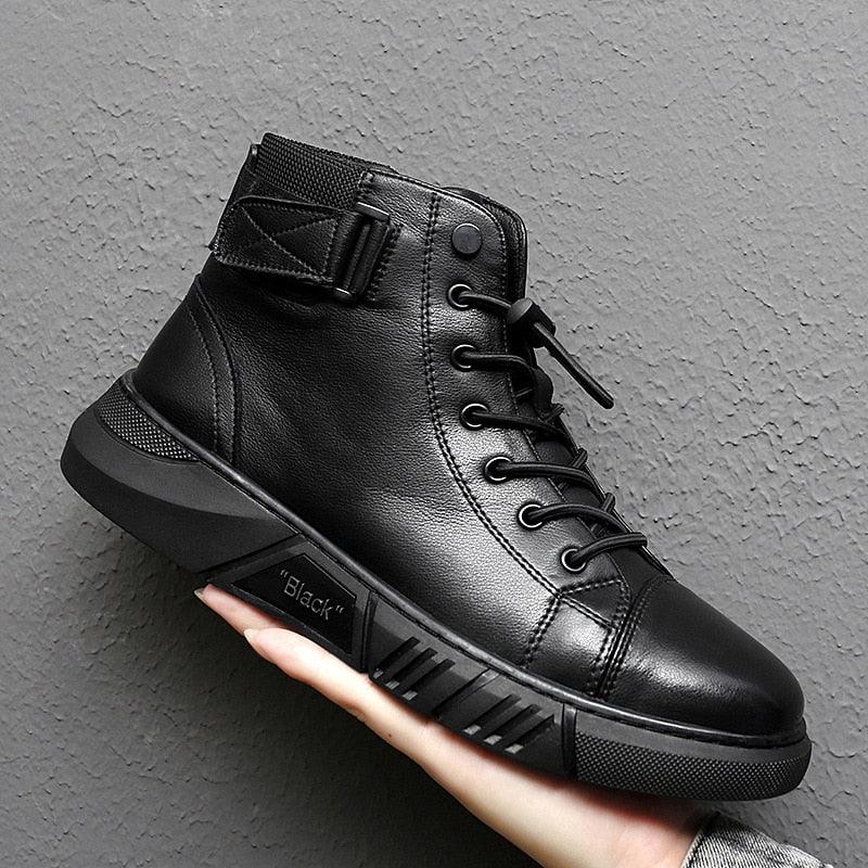 Bota Masculina Ellegance Court Black
