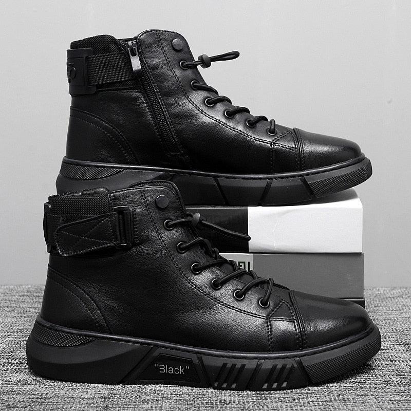 Bota Masculina Ellegance Court Black