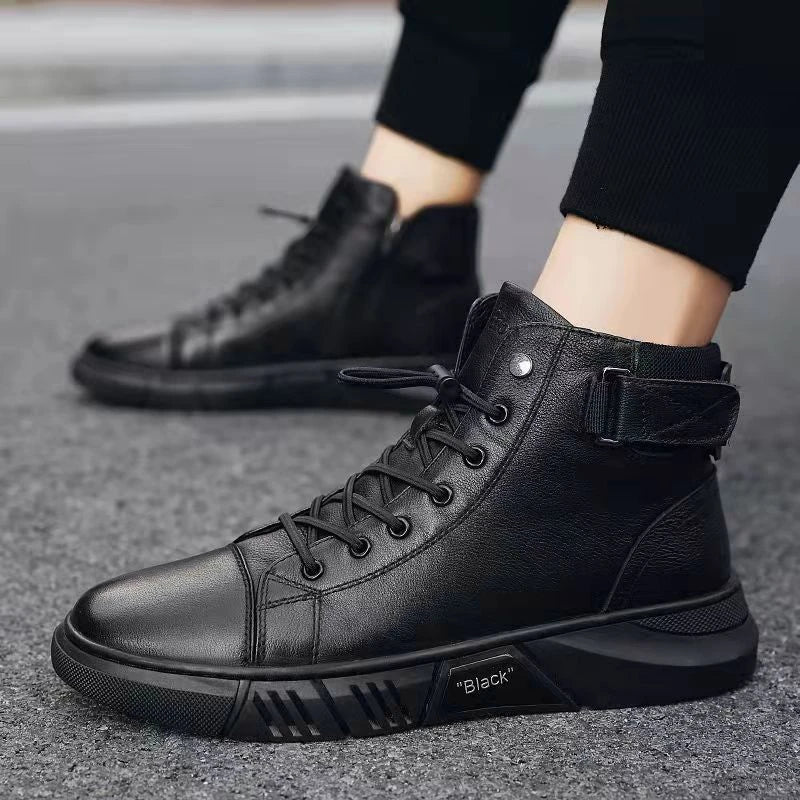 Bota Masculina Ellegance Court Black