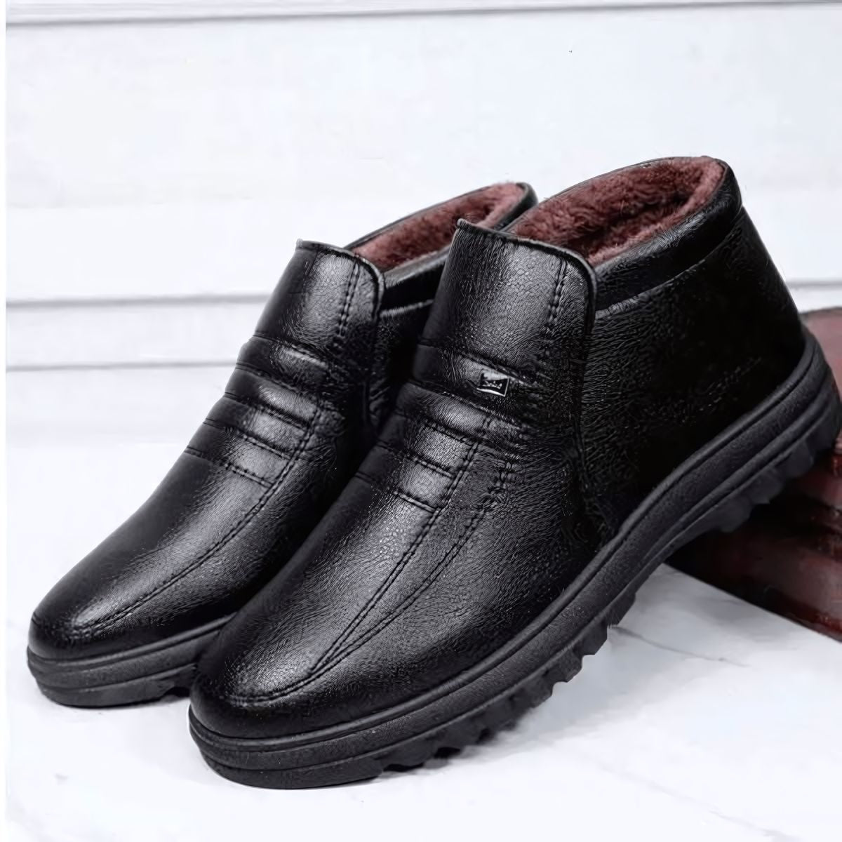 Bota Masculina de Inverno Ellegance Forrada em Lã