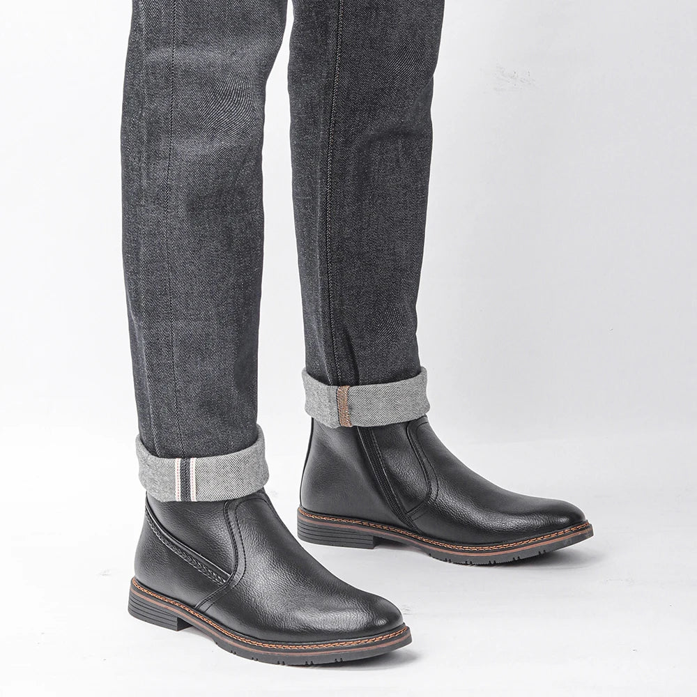 Bota de Couro Ellegance com Interior Forrado