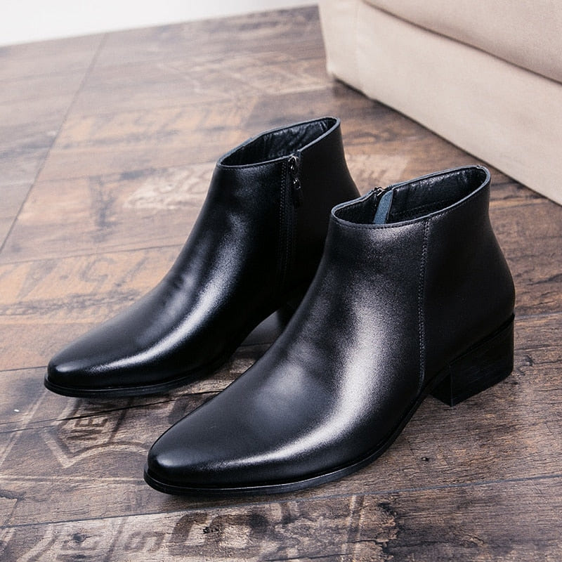 Bota de Couro Masculina Ellegance Milão