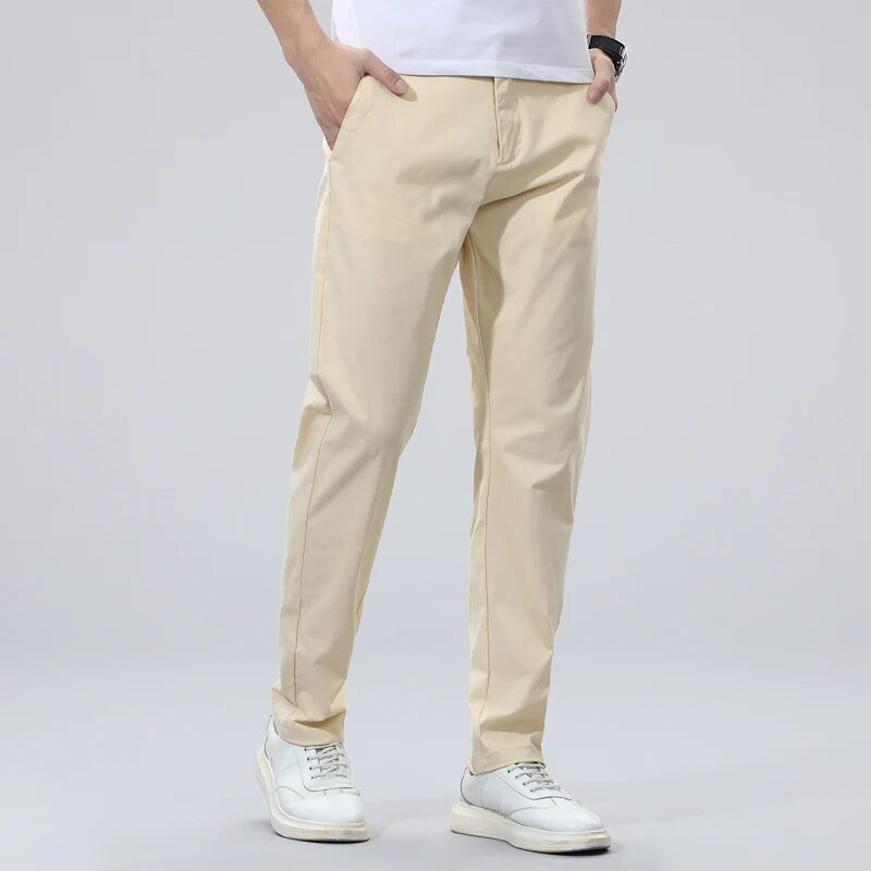 Calça Chino em Sarja Masculina Ellegance F011