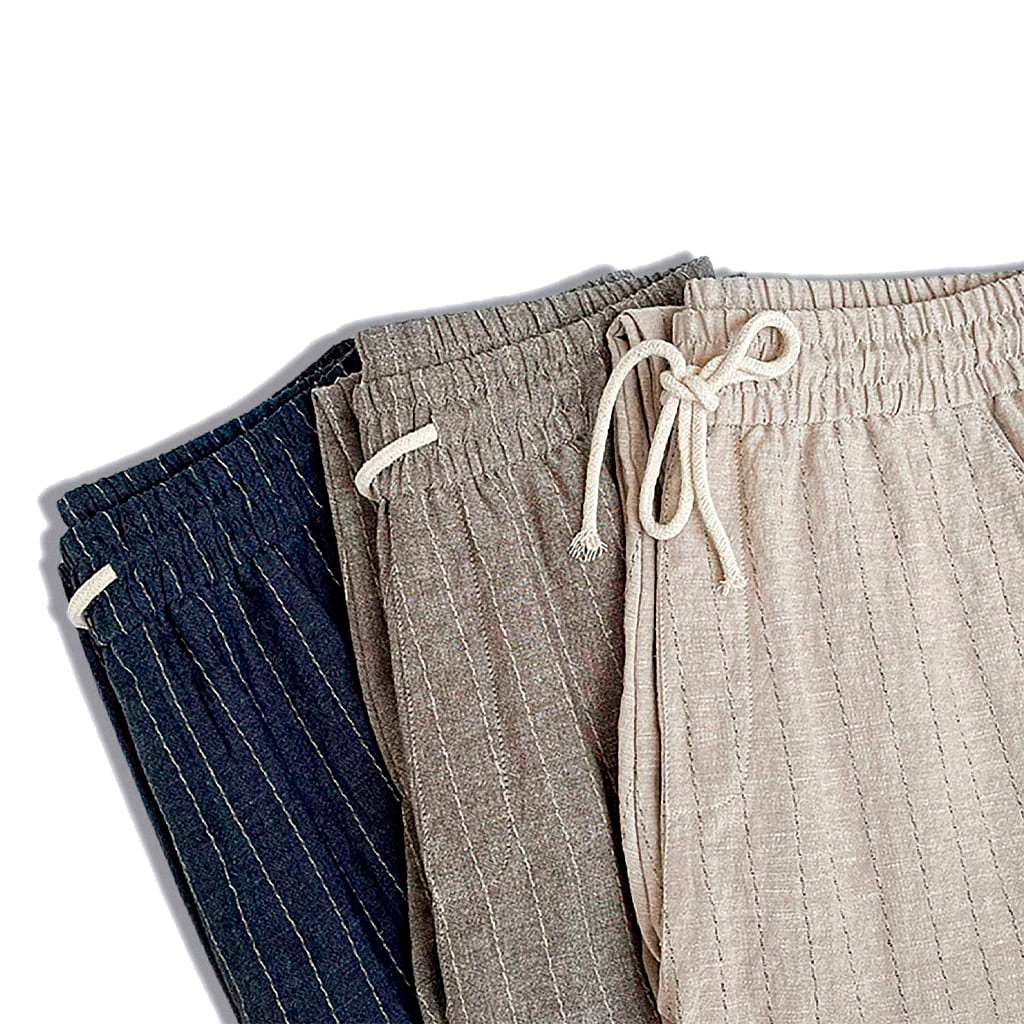 Calça Linho Listrada Ellegance F084