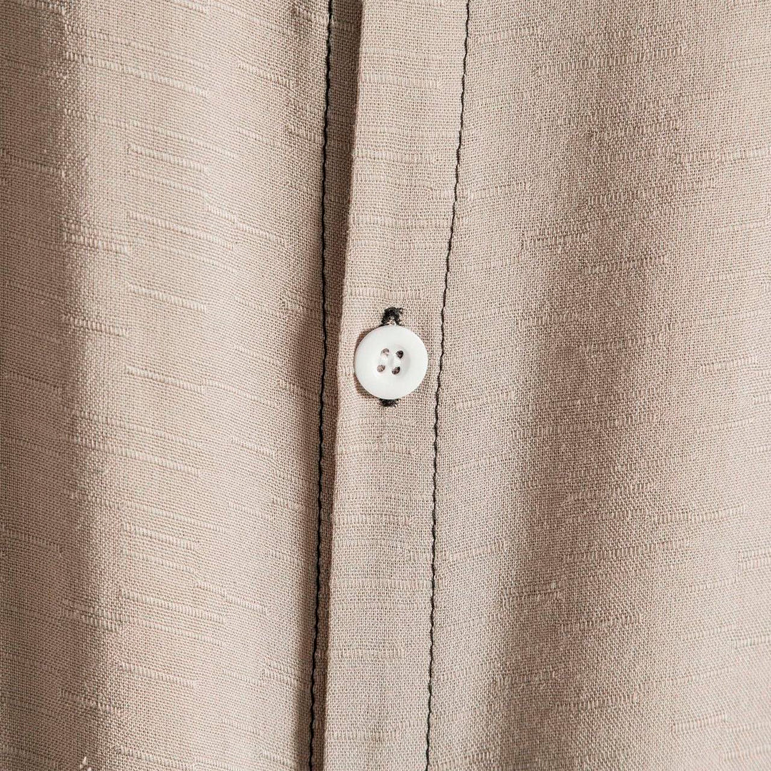 Camisa Masculina Lisa Gola Padre Ellegance Essentials