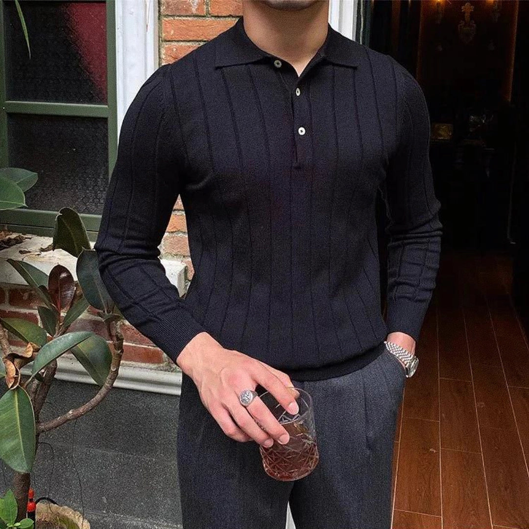 Camisa Polo de Manga Longa Ellegance Reus