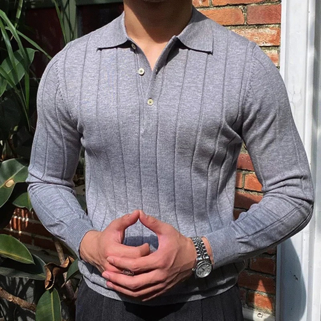 Camisa Polo de Manga Longa Ellegance Reus