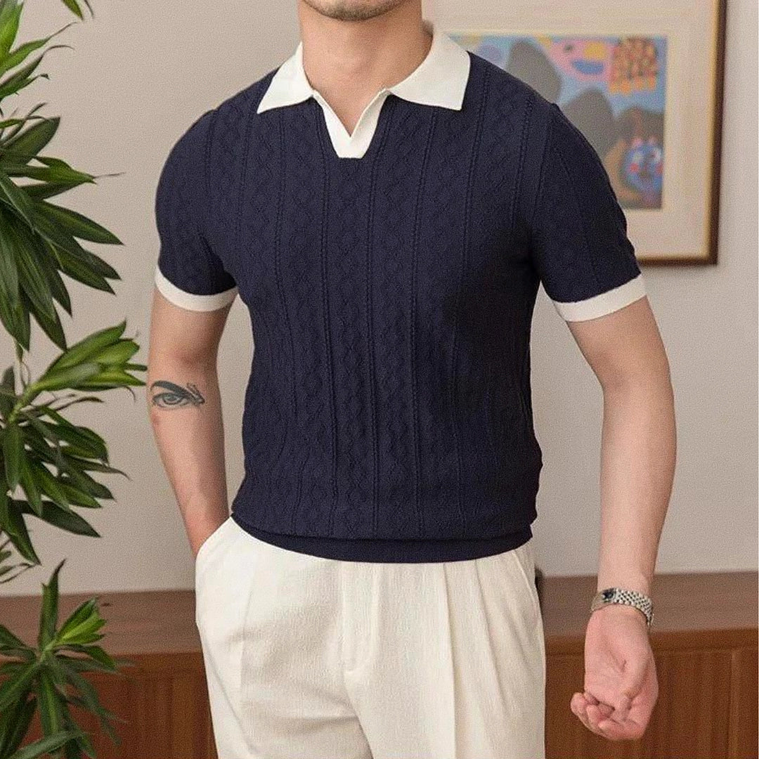 Camisa Polo Tricot Masculina Ellegance Madrid