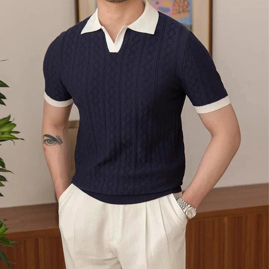 Camisa Polo Tricot Masculina Ellegance Madrid