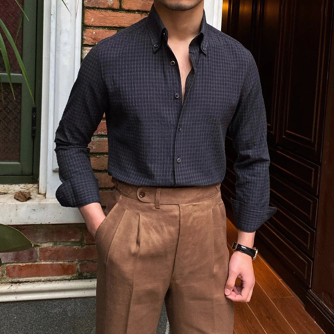 Camisa Social Masculina Ellegance Bolzano