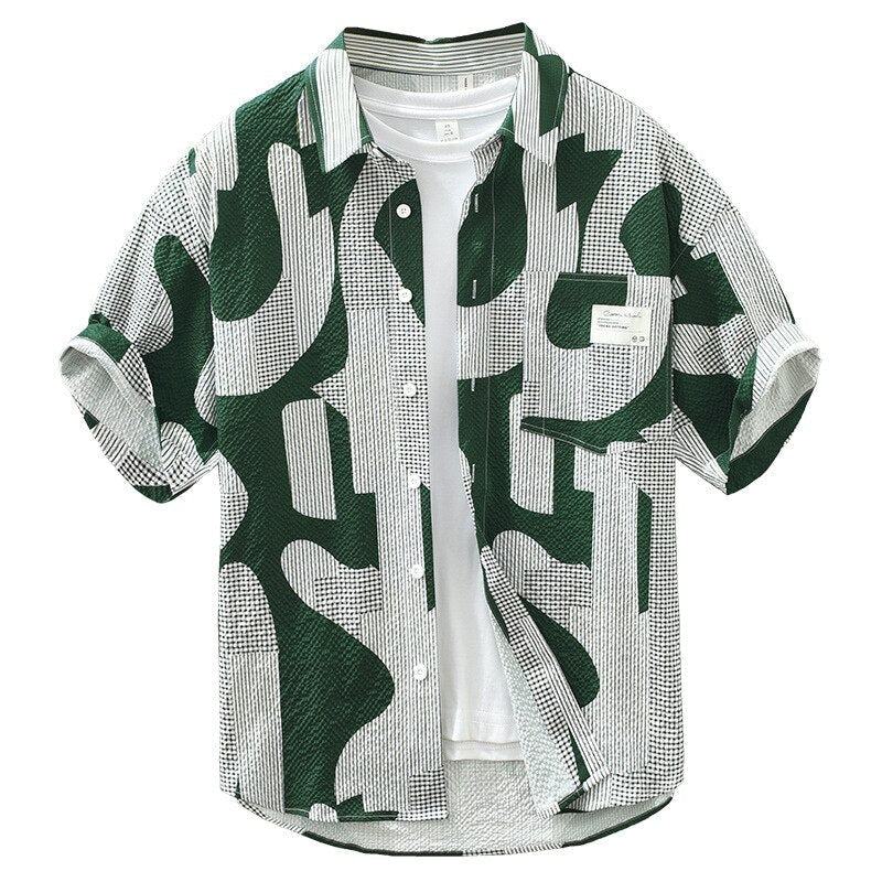 Camisa Manga Curta Ellegance Laguna