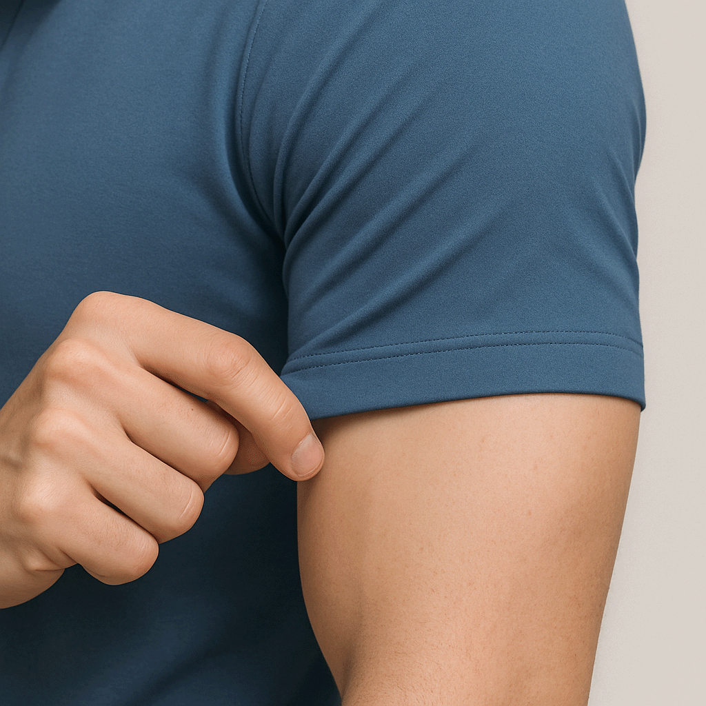 Camisa Polo Masculina em Seda Gelo Ellegance