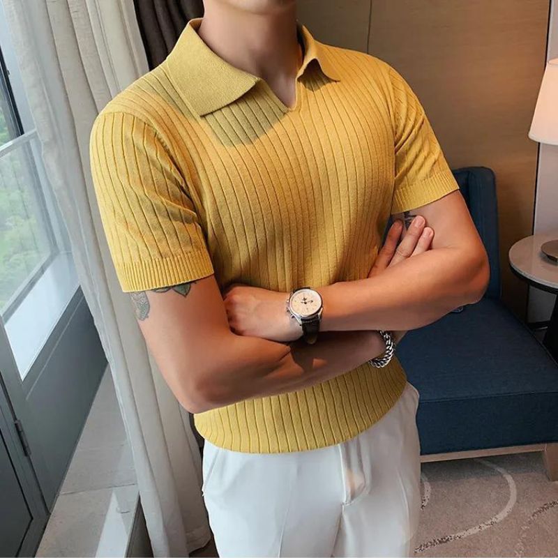 Camisa Polo Vintage Ellegance Slim