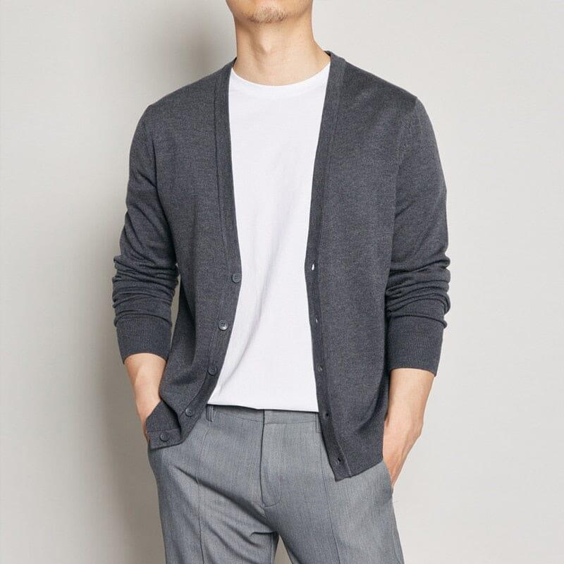 Cardigan Masculino Com Botões Ellegance