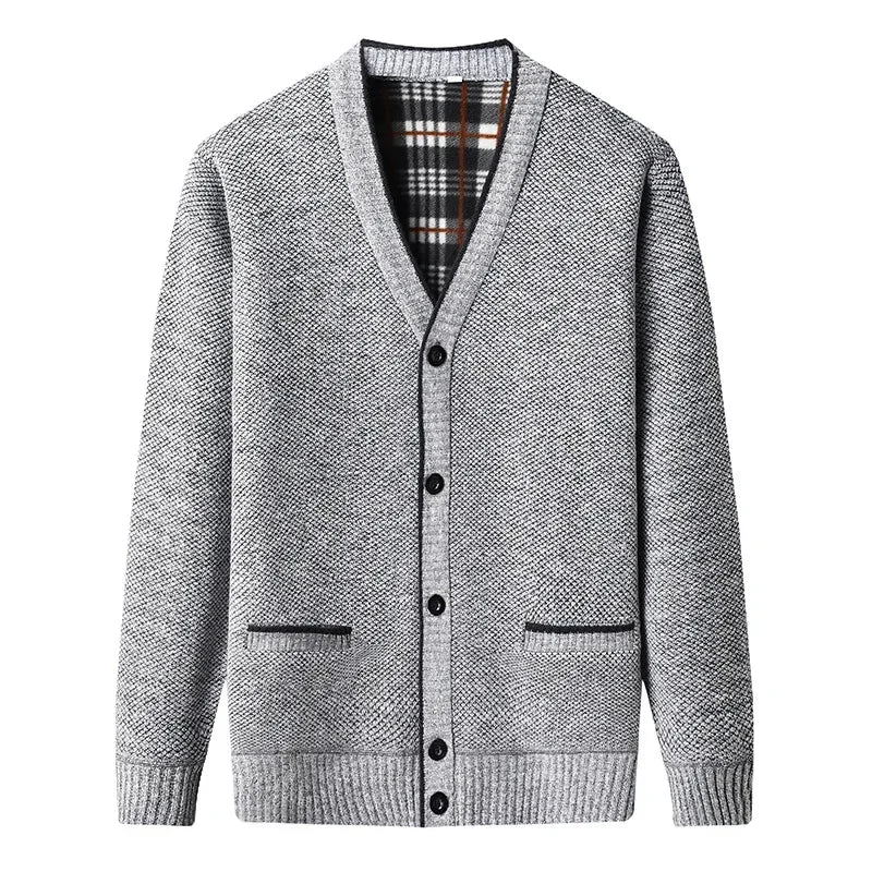 Cardigan Masculino Ellegance em Lã