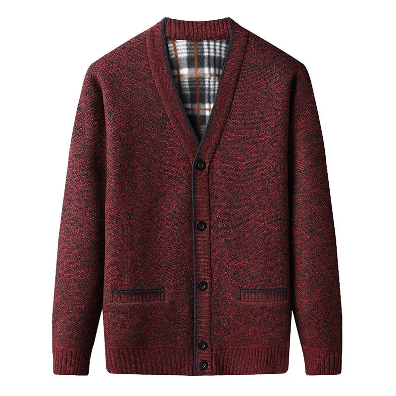 Cardigan Masculino Ellegance em Lã