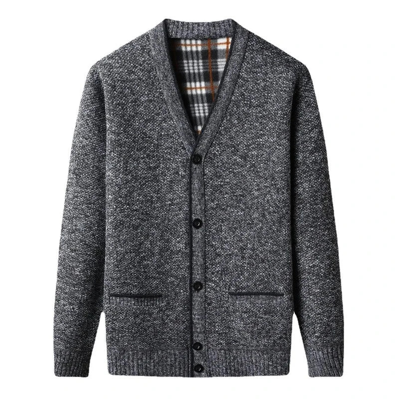 Cardigan Masculino Ellegance em Lã