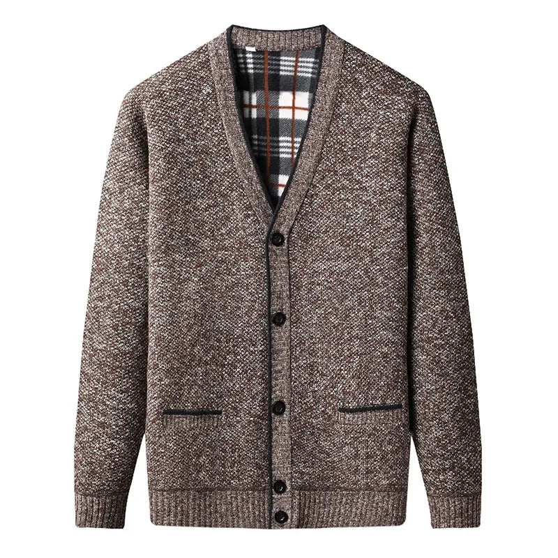 Cardigan Masculino Ellegance em Lã