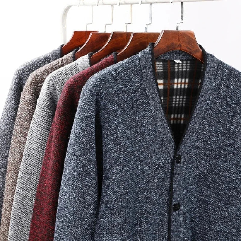 Cardigan Masculino Ellegance em Lã
