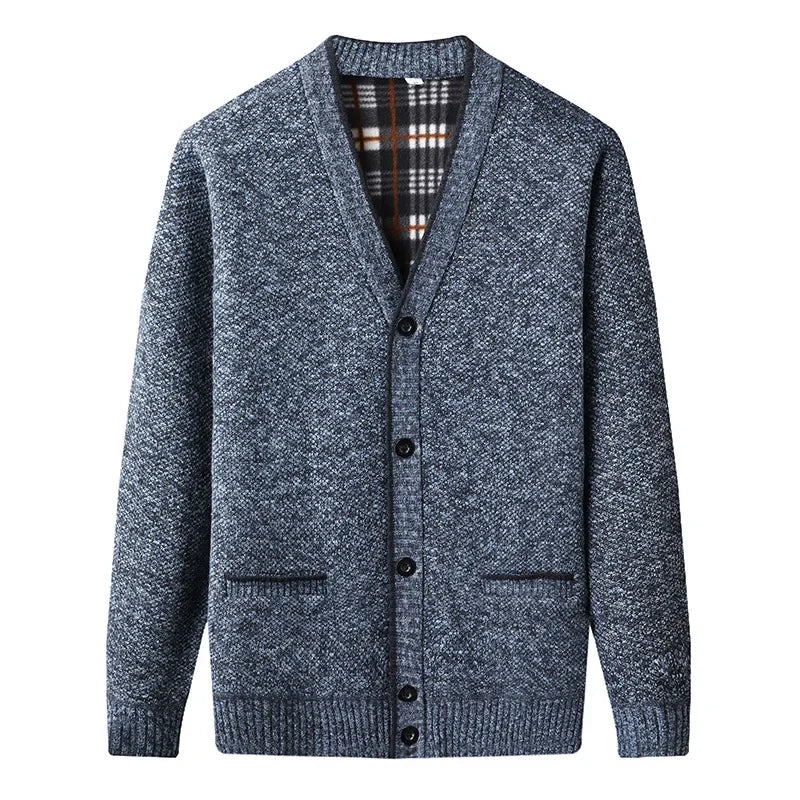 Cardigan Masculino Ellegance em Lã