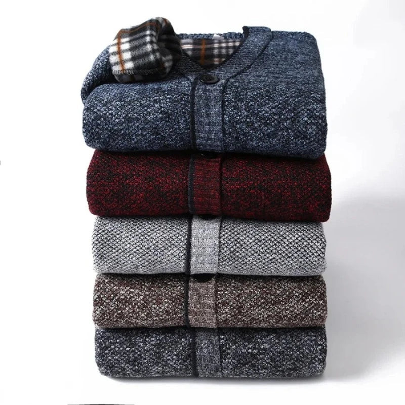 Cardigan Masculino Ellegance em Lã