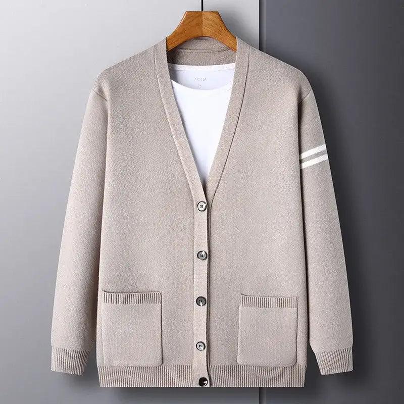 Cardigan Masculino Gola V Ellegance