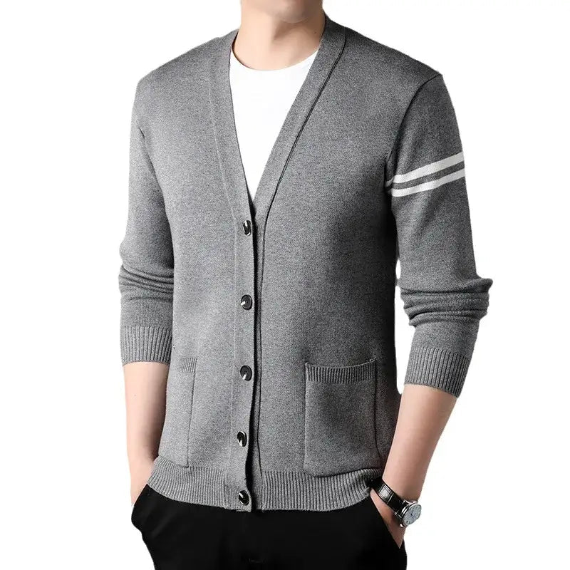 Cardigan Masculino Gola V Ellegance