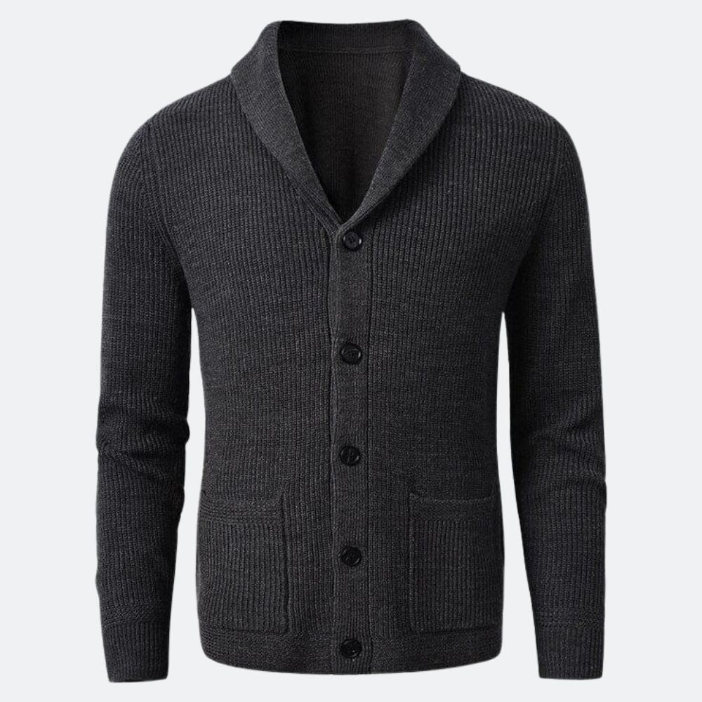 Cardigan Masculino Gola em V Ellegance