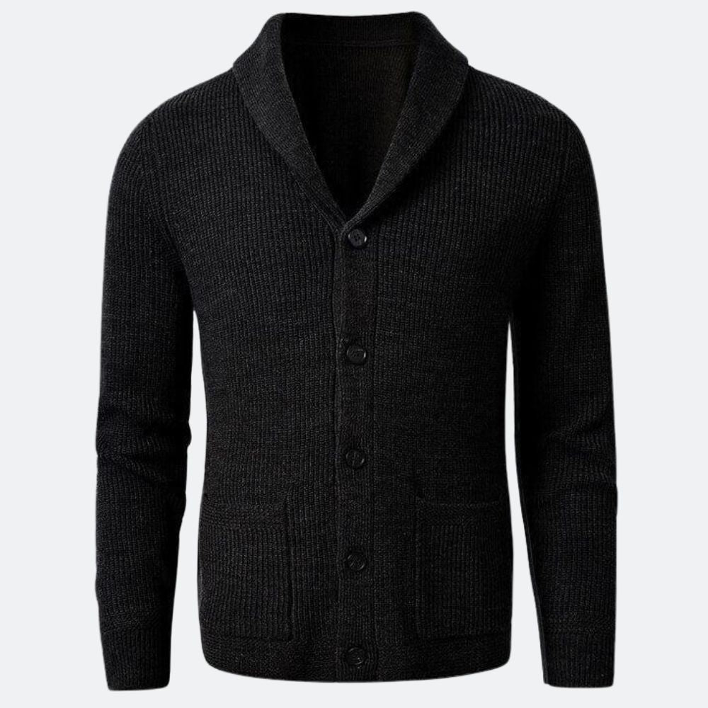 Cardigan Masculino Gola em V Ellegance