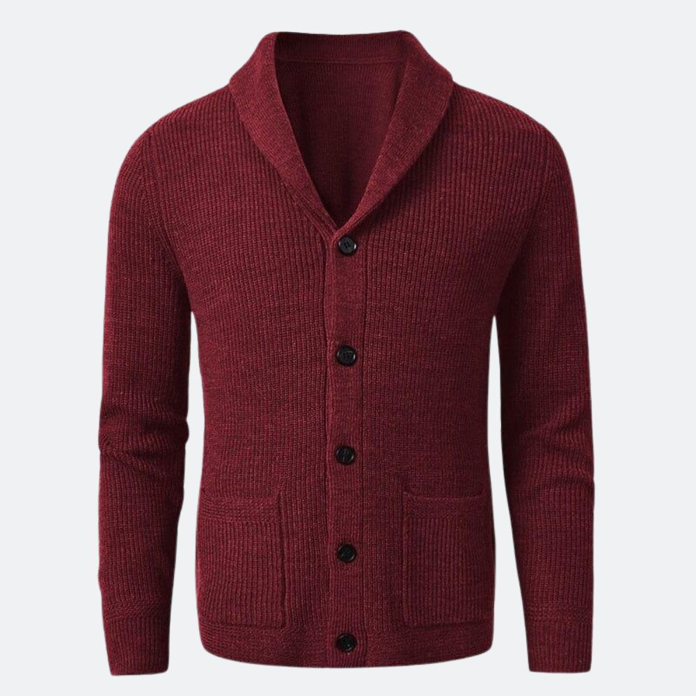 Cardigan Masculino Gola em V Ellegance