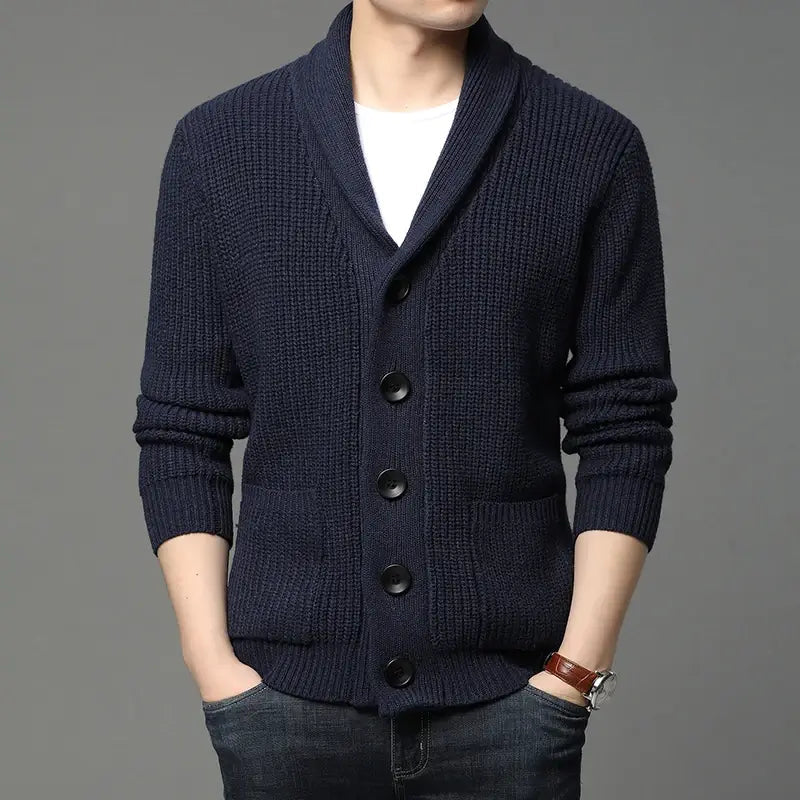 Cardigan Masculino Tricot Ellegance