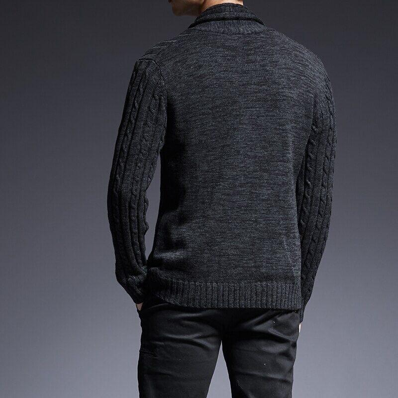 Cardigan Masculino em Algodão Pima Ellegance