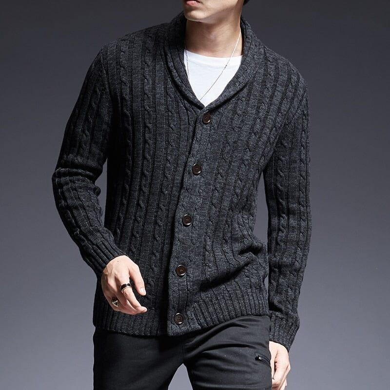 Cardigan Masculino em Algodão Pima Ellegance