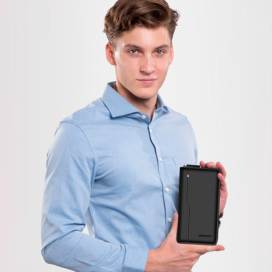 Carteira Masculina Ellegance Denim - Safepocket