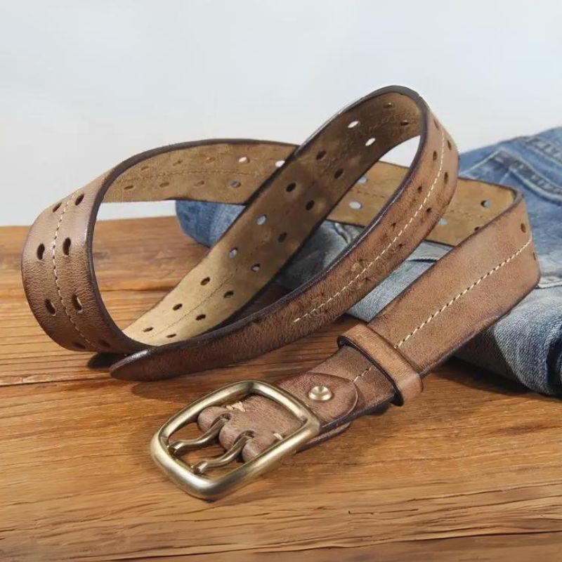 Cinto Masculino de Couro Artesanal Ellegance