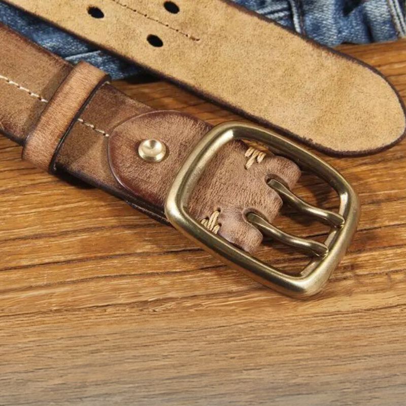 Cinto Masculino de Couro Artesanal Ellegance