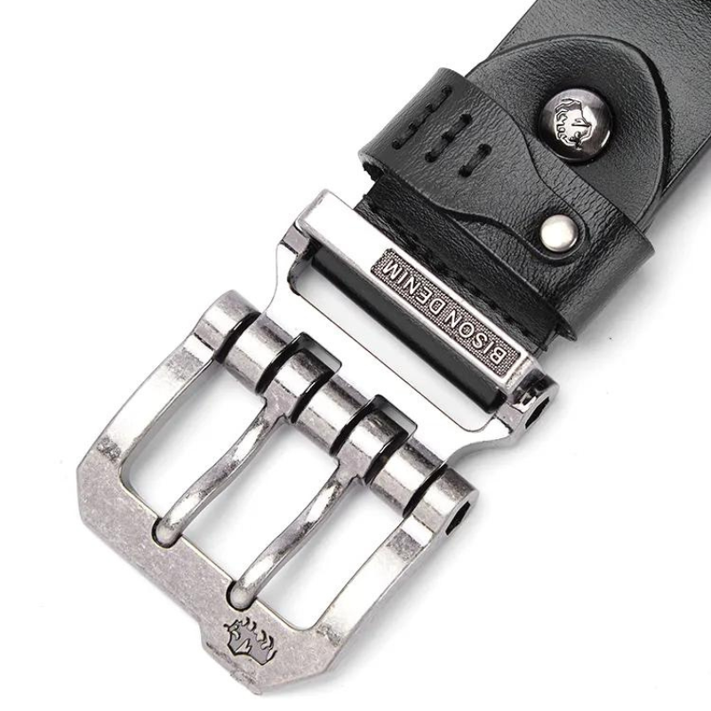 Cinto Masculino de Couro Ellegance Bison Denim