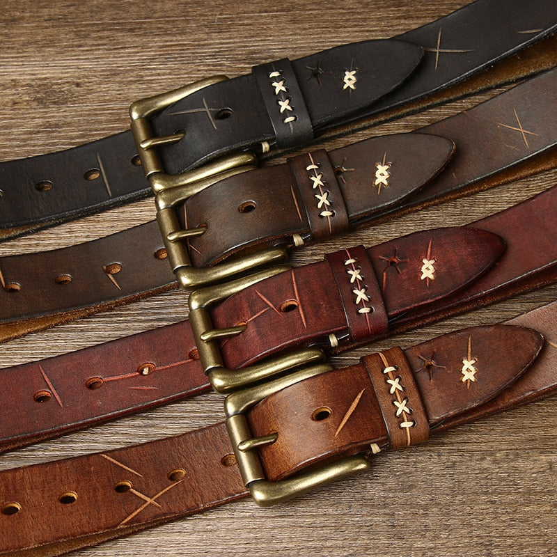 Cinto Masculino de Couro Ellegance Vintage