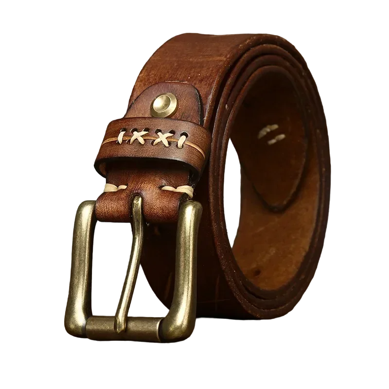 Cinto Masculino de Couro Ellegance Vintage