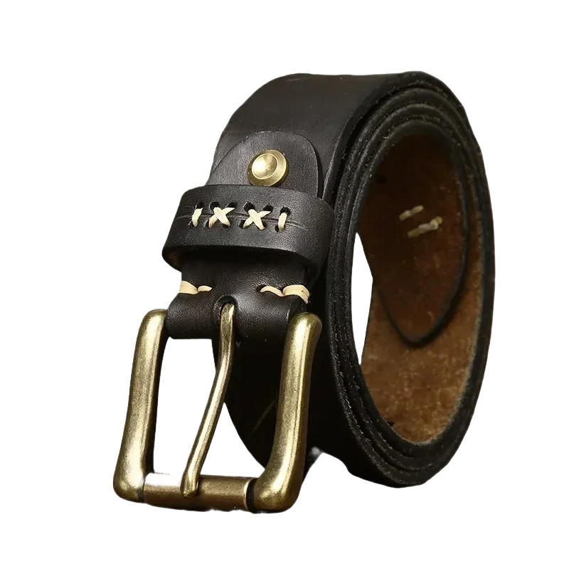 Cinto Masculino de Couro Ellegance Vintage