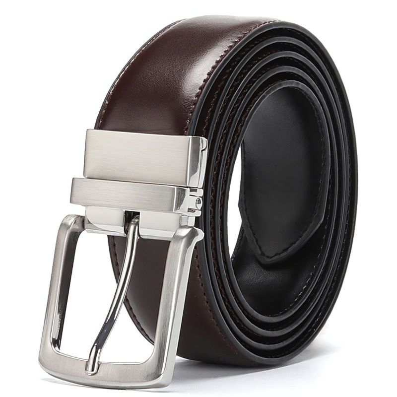 Cinto Social Masculino de Couro Ellegance Noir