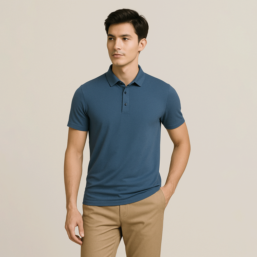Conjunto 2 Camisas Polos em Seda Gelo Ellegance