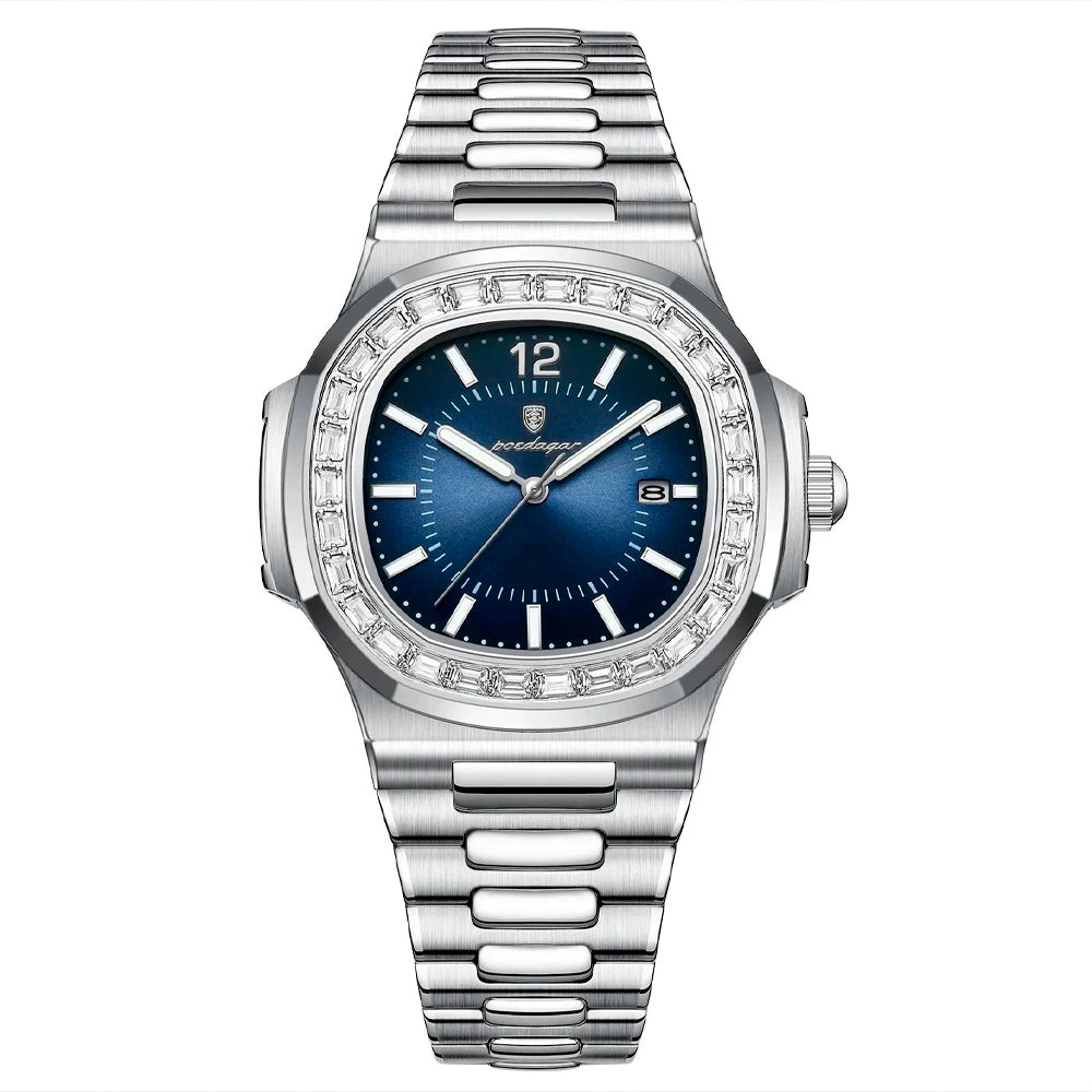 Relógio Masculino Cravejado Ellegance Spectre