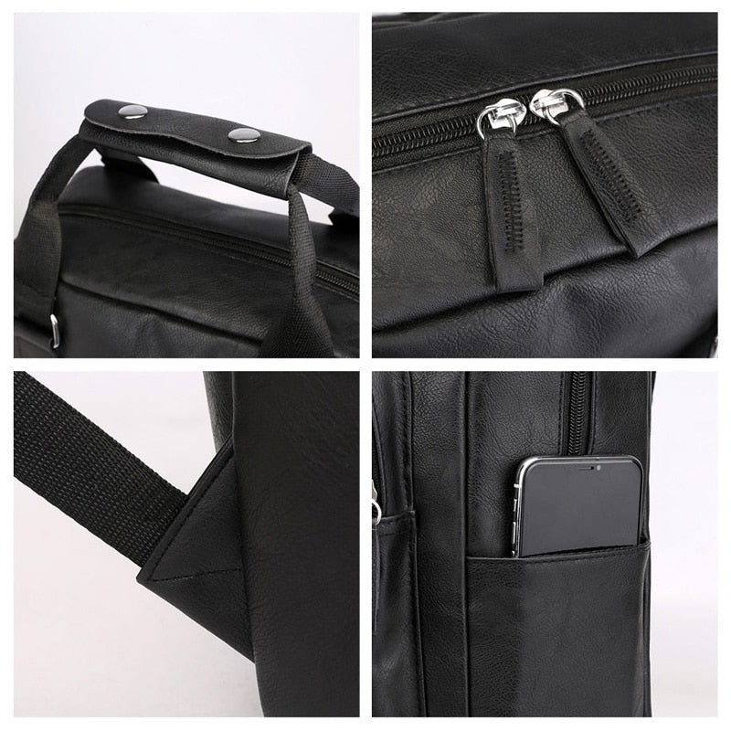 Mochila Executiva em Couro Ellegance Milan