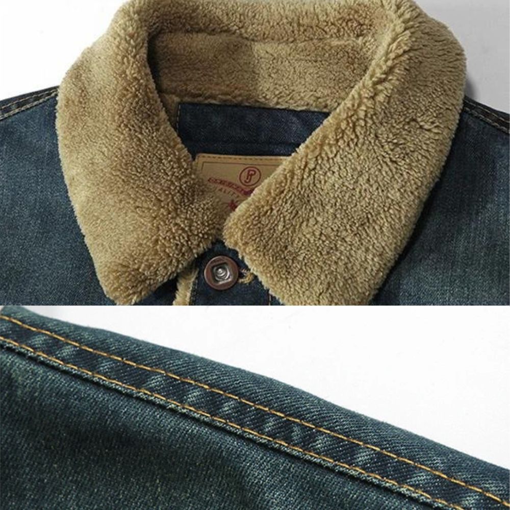 Jaqueta Jeans Masculina Ellegance Acolchoada