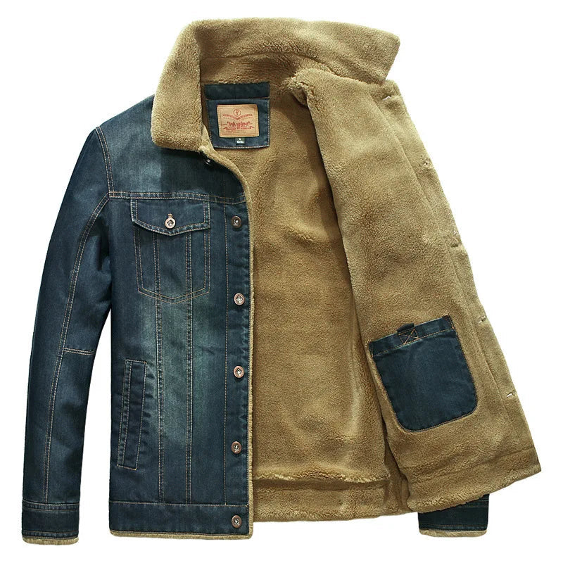 Jaqueta Jeans Masculina Ellegance Acolchoada